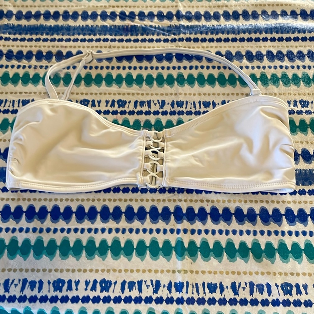 White bikini top